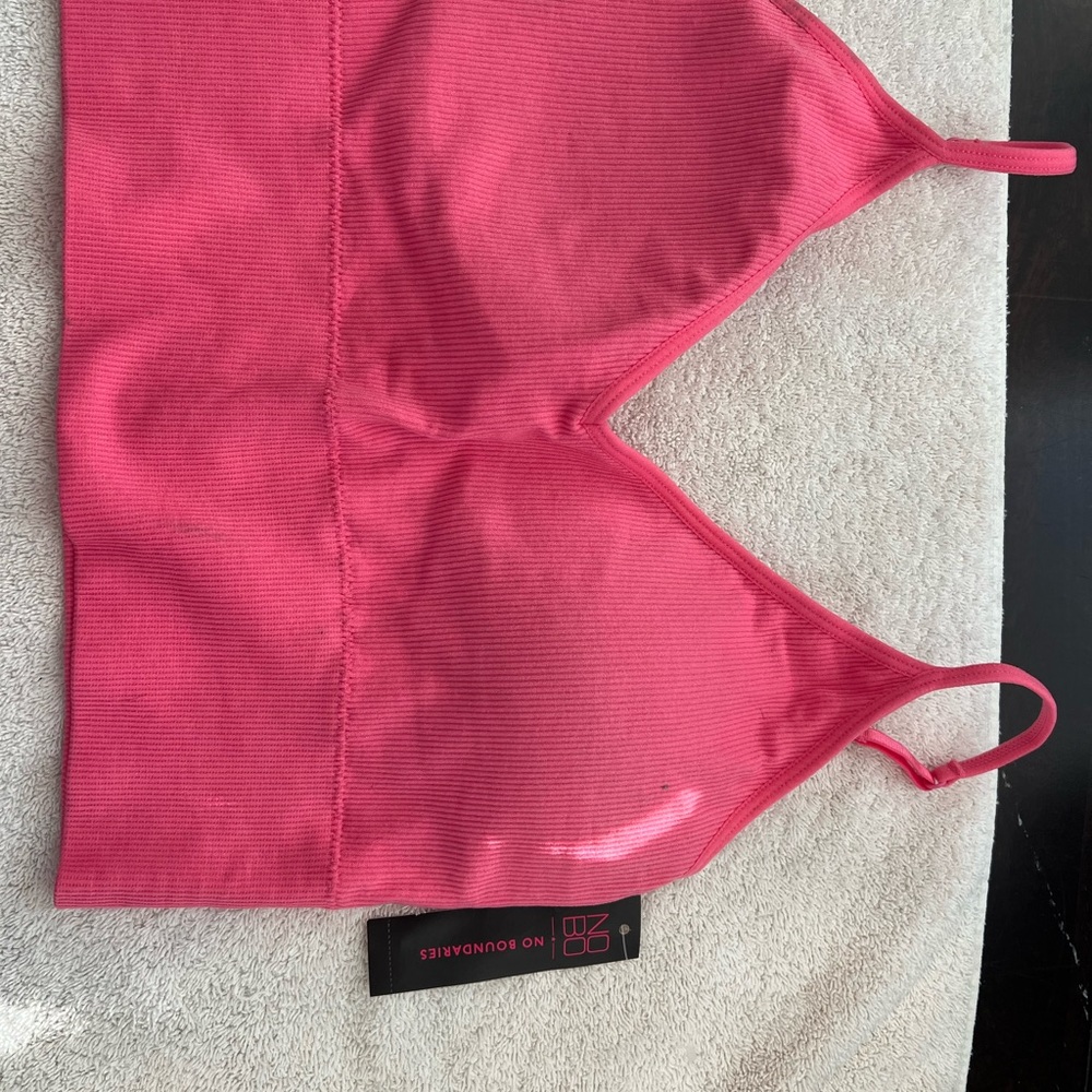 No Boundaries Pink Tank Top